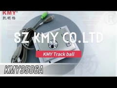 光学マウスIP65はステンレス鋼の産業金属のトラックボールUSBインターフェイスを防水する