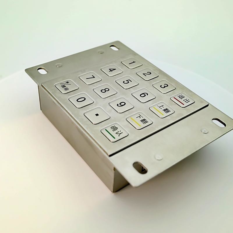 防水ステンレス鋼IP65はPinが支払のキオスクのための16のキーにパッドを入れる金属EPPを暗号化した