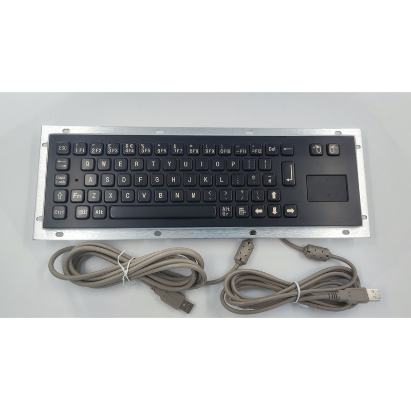 タッチパッドの黒色の自己サービス キオスクSS304の産業キーボード