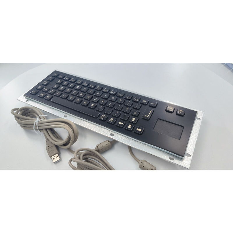 タッチパッドの黒色の自己サービス キオスクSS304の産業キーボード