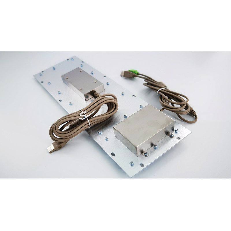 触覚パッド付きワイヤード産業用キーボード USレイアウト フロントパネル サイズ 392 X 110 mm