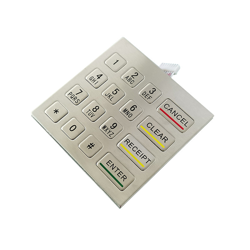 防水 ステンレス 鋼 金属 数字鍵盤 100 X 100mm 自動販売機用USB付き
