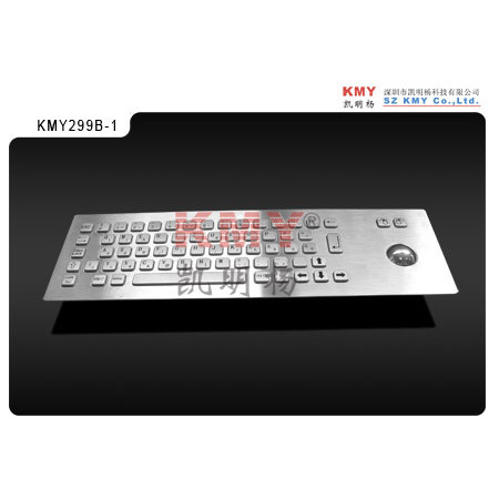 88のキーのWindows 2000のためのポインティング デバイスが付いているカスタマイズ可能なパネルの台紙のキオスクの金属のキーボード